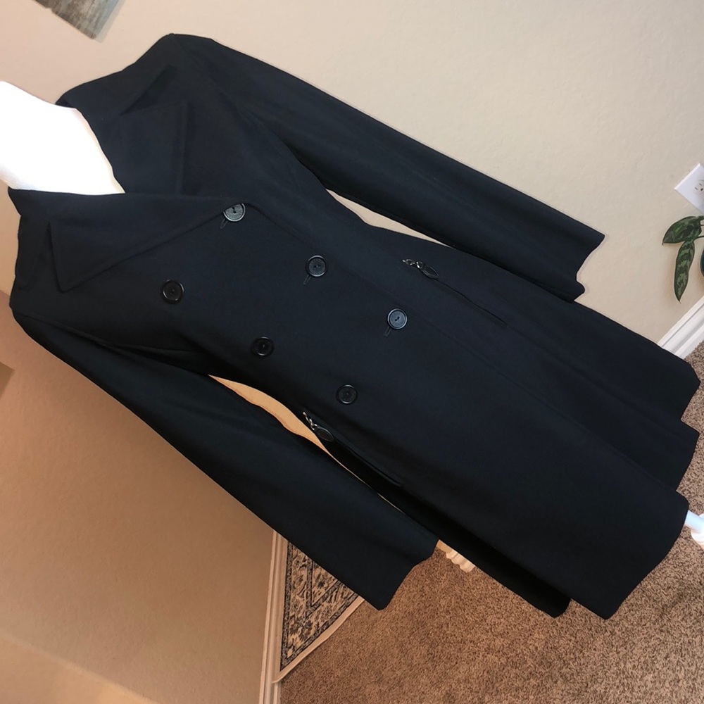 ESCADA ELEMENTS Vintage Black Coat size 34